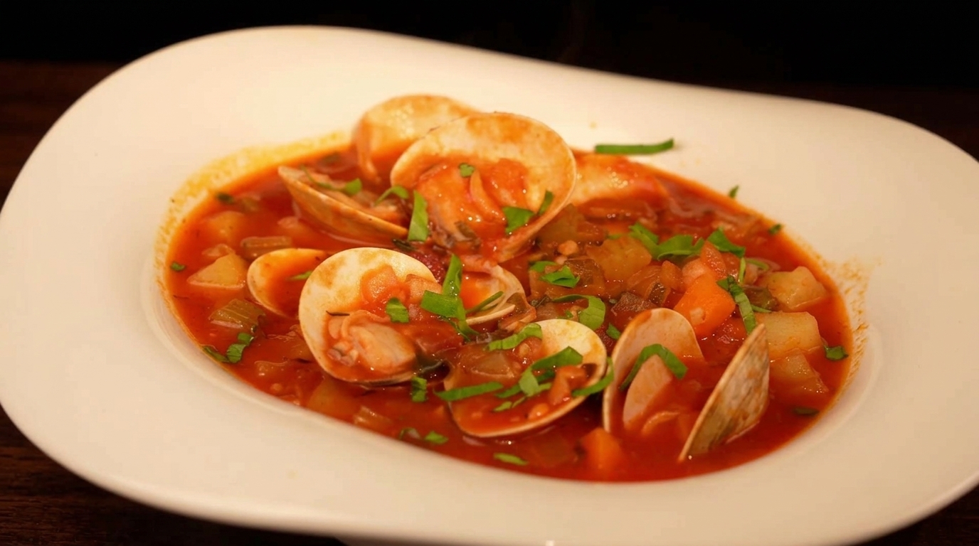 Klassischer Manhattan Clam Chowder