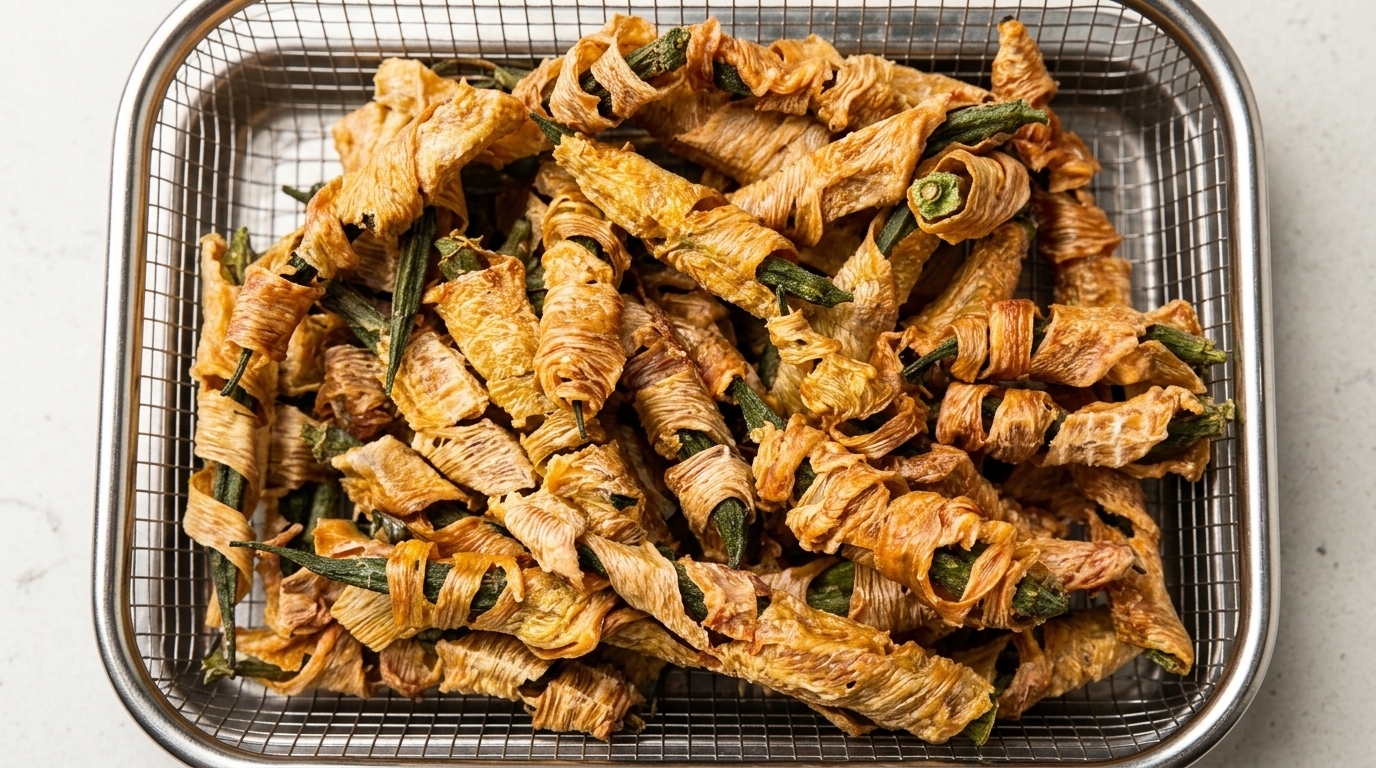 Hausgemachte Hundeleckerlis: Hähnchen-Okra-Snacks