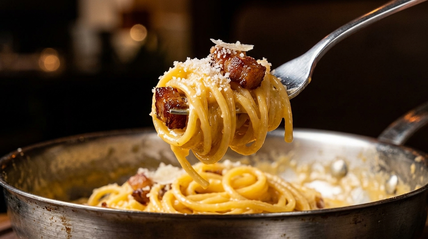 Original Römische Spaghetti Carbonara