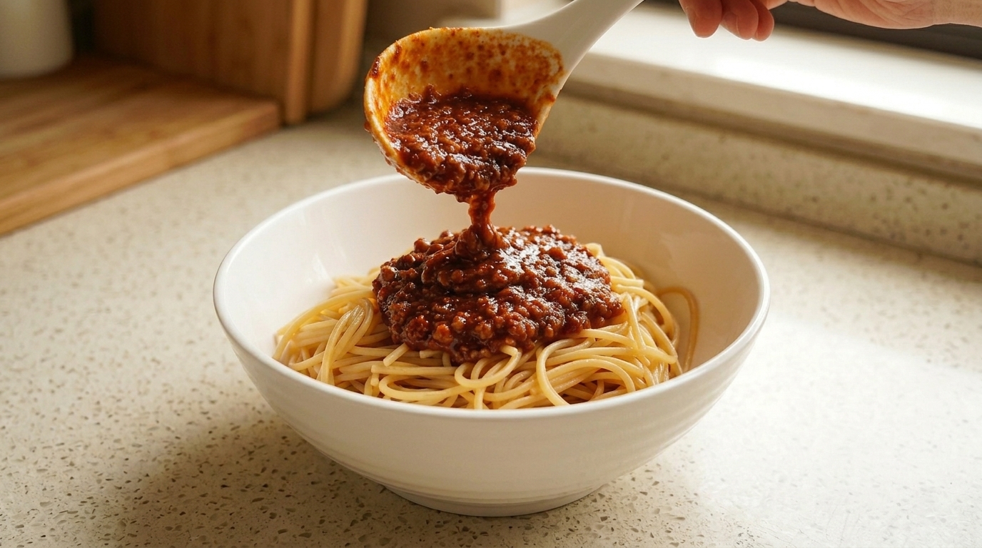 Asiatische Bolognese mit Umami-Kick