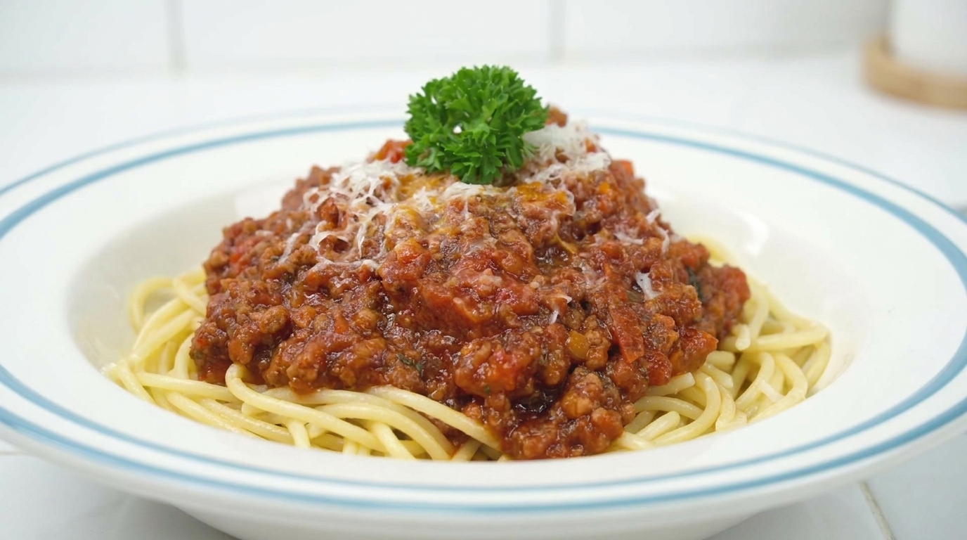 Traditionelle Spaghetti Bolognese (Ragù alla Bolognese)