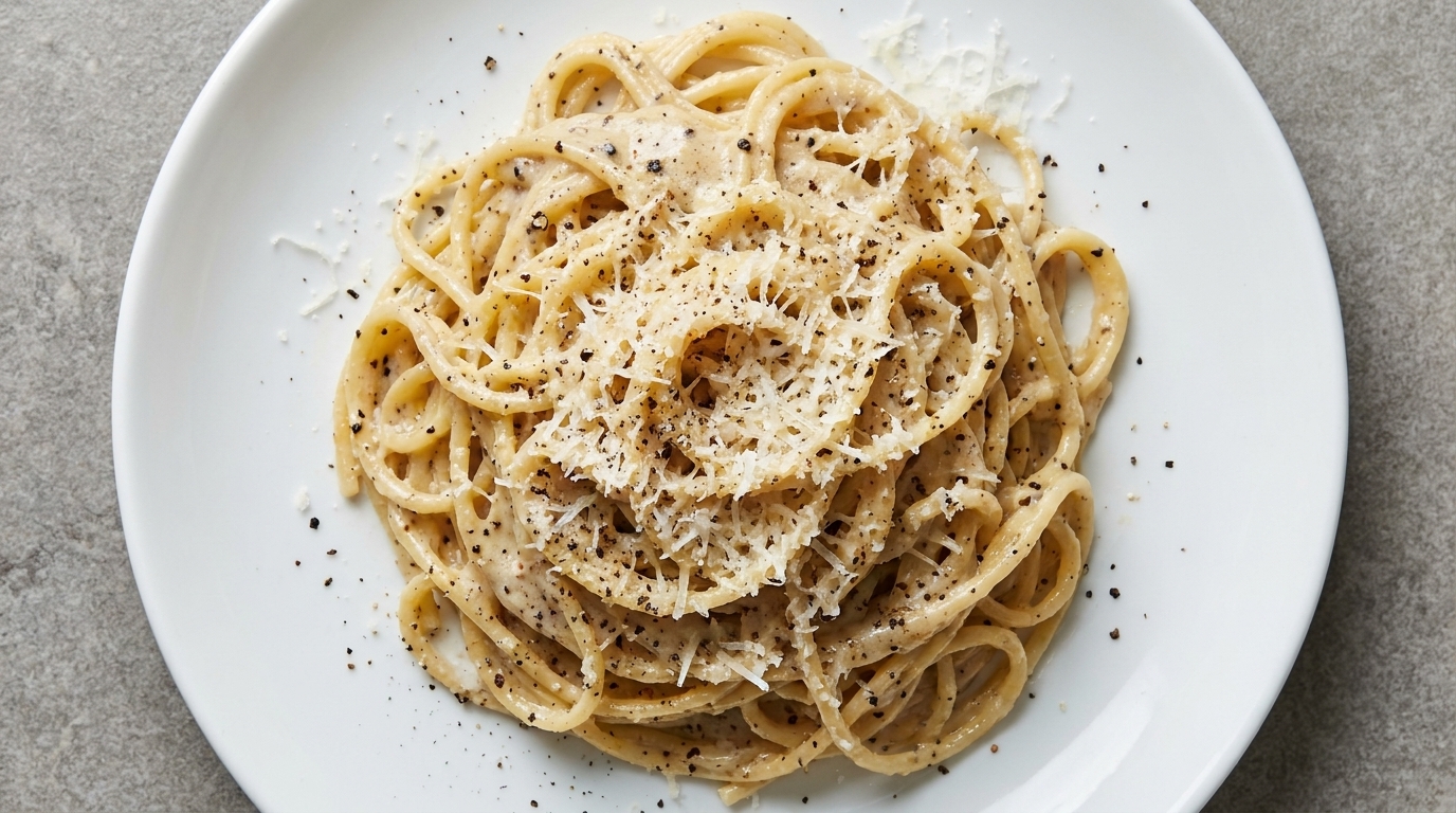 Klassische Römische Cacio e Pepe