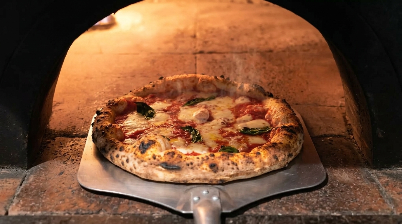 Authentische neapolitanische Pizza Margherita