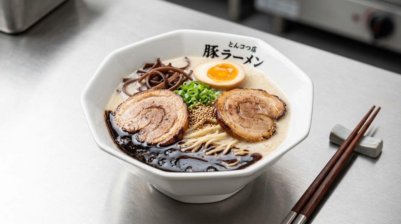 Schwarzes Knoblauchöl für Tonkotsu Ramen (Mayu)