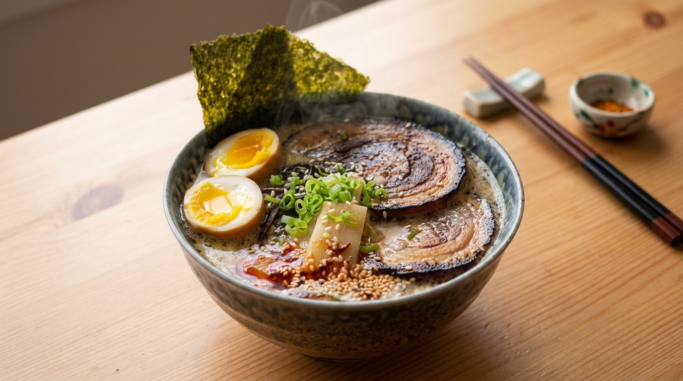 Authentisches japanisches Chashu: Zarter Schweinebauch für Ramen