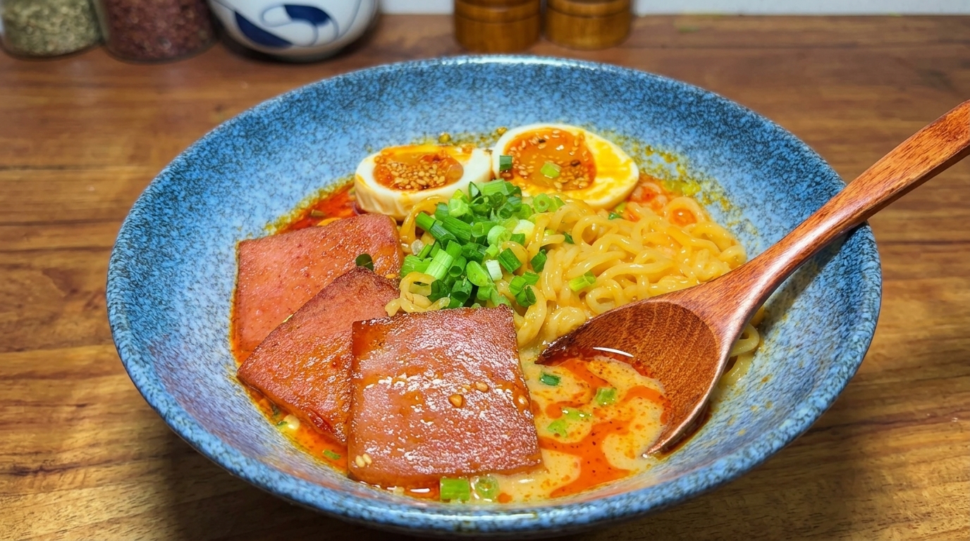 15-Minuten 'Ketzerische' Tonkotsu Ramen (Lazy Hack)
