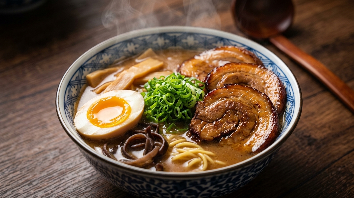 Herzhafte Miso Chashu Ramen