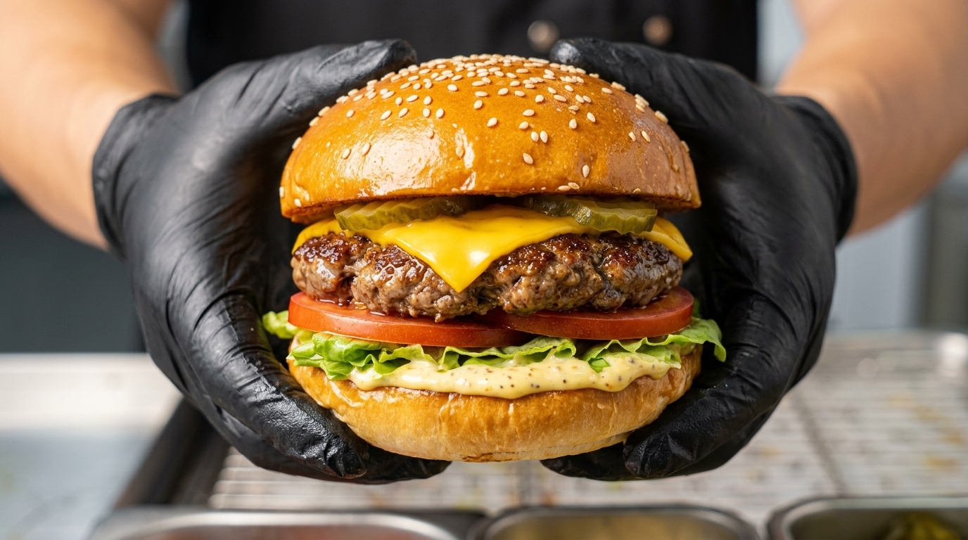 Der klassische amerikanische Smash Burger
