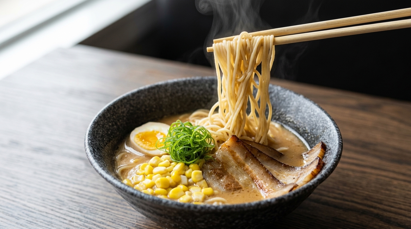 Klassische japanische Miso-Ramen