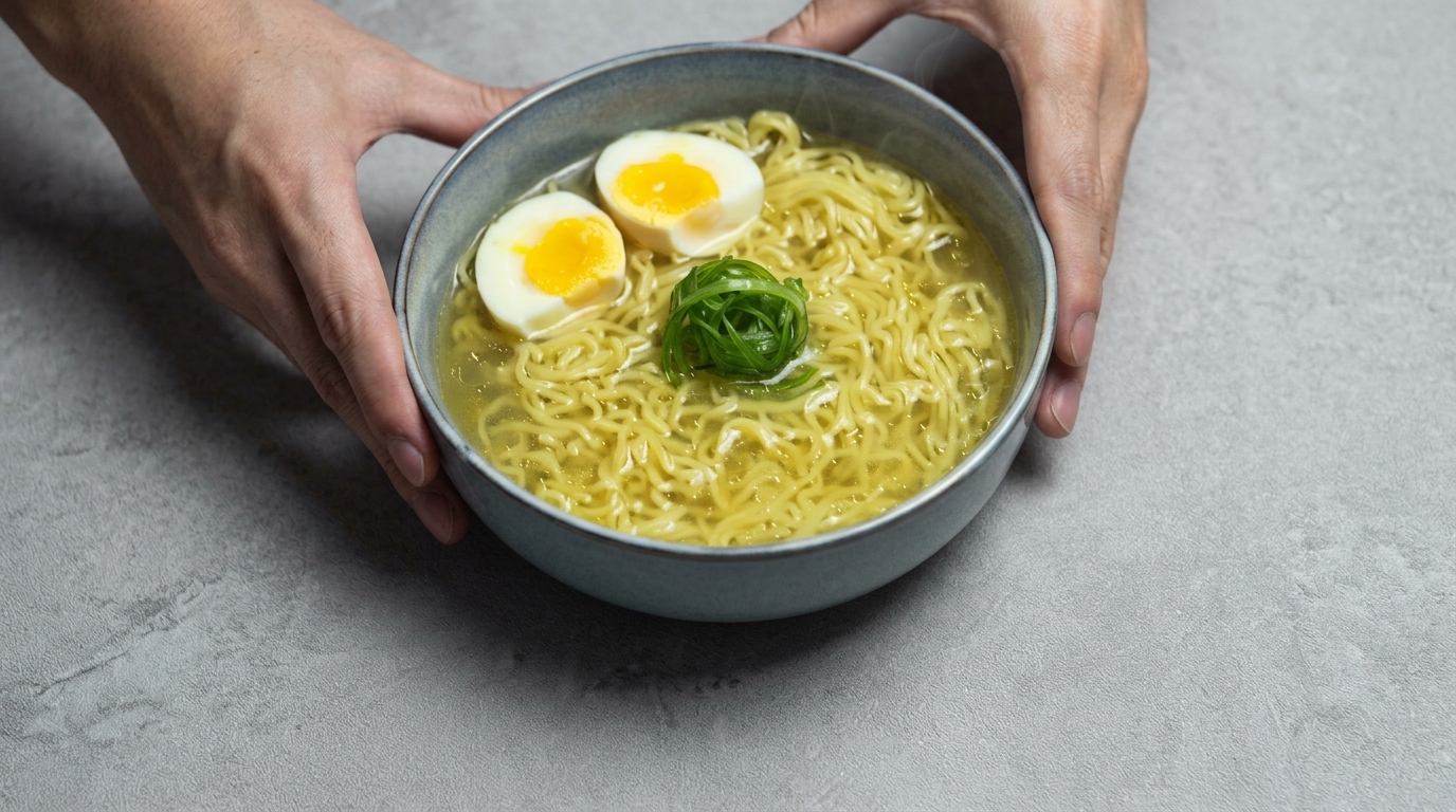 Schnelle hausgemachte Shio Ramen (Salz-Ramen)