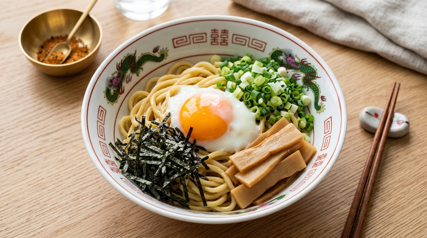 Tokyo Abura Soba (Japanische Ölnudeln ohne Brühe)