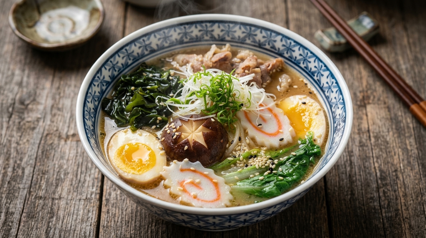 Authentische japanische Miso-Ramen für zu Hause
