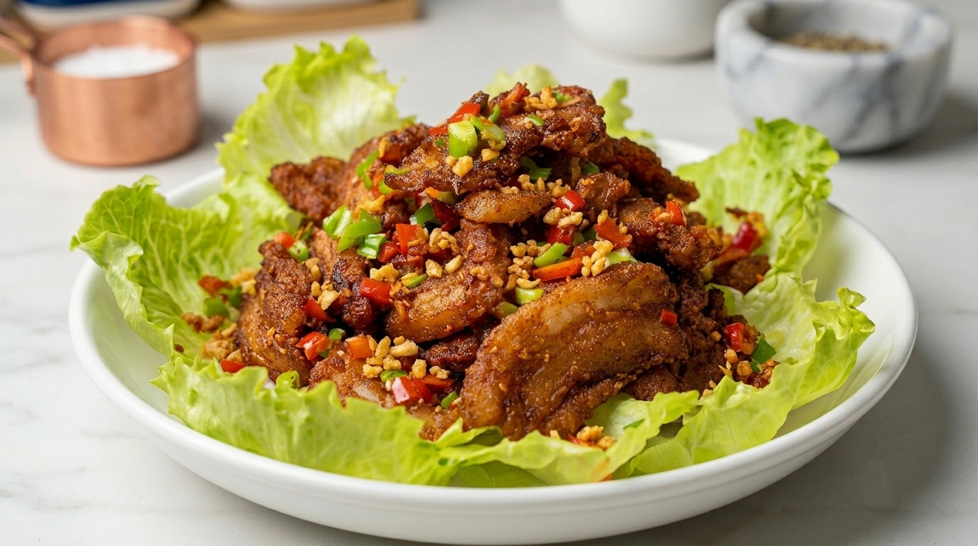 Knuspriger Knoblauch-Schweinebauch (Tỏi Hương Thịt Ba Chỉ)