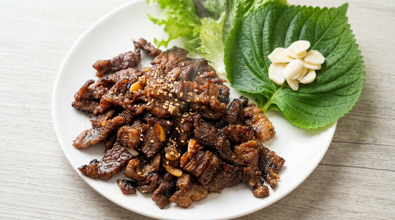 Suwon Wang Galbi: Mariniertes Rindfleisch nach koreanischer Art (Korean BBQ)