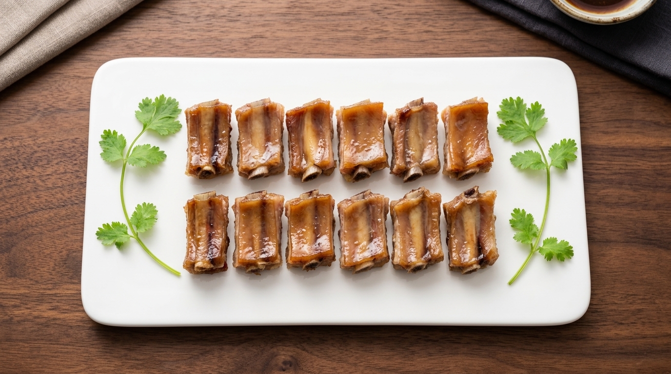 Gedämpfte gepökelte Schweinerippchen (Sườn Heo Chưng)