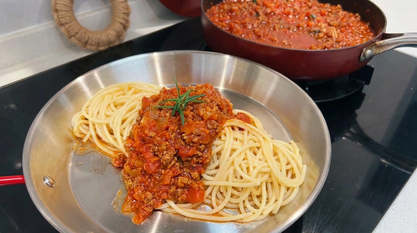 Klassische Spaghetti Bolognese (Italienische Fleischsauce)
