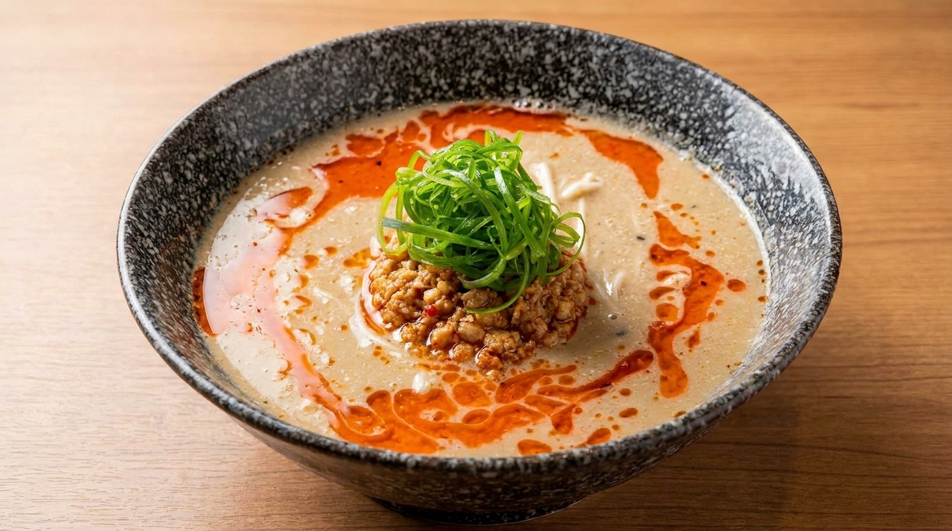 Authentisches japanisches Tantan Ramen