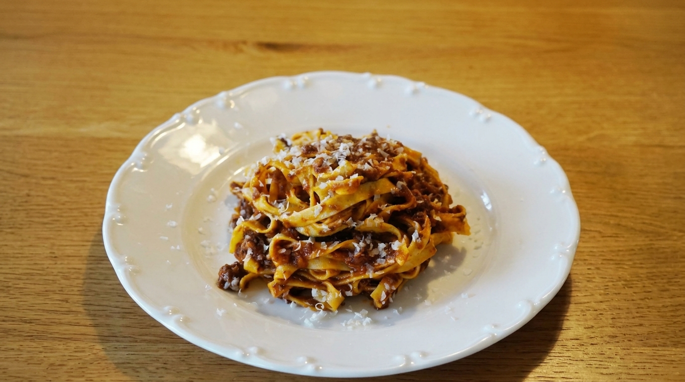 Authentische Tagliatelle al Ragù alla Bolognese
