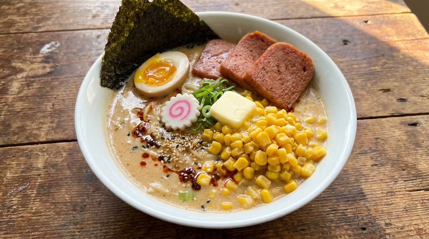 Cremige Miso-Butter-Mais-Ramen