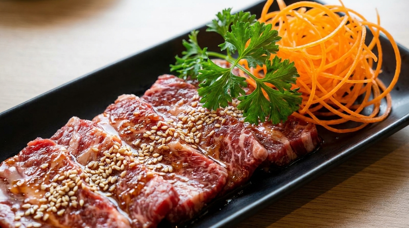 Koreanisches Rinderrippen-BBQ (Galbi-Gui)