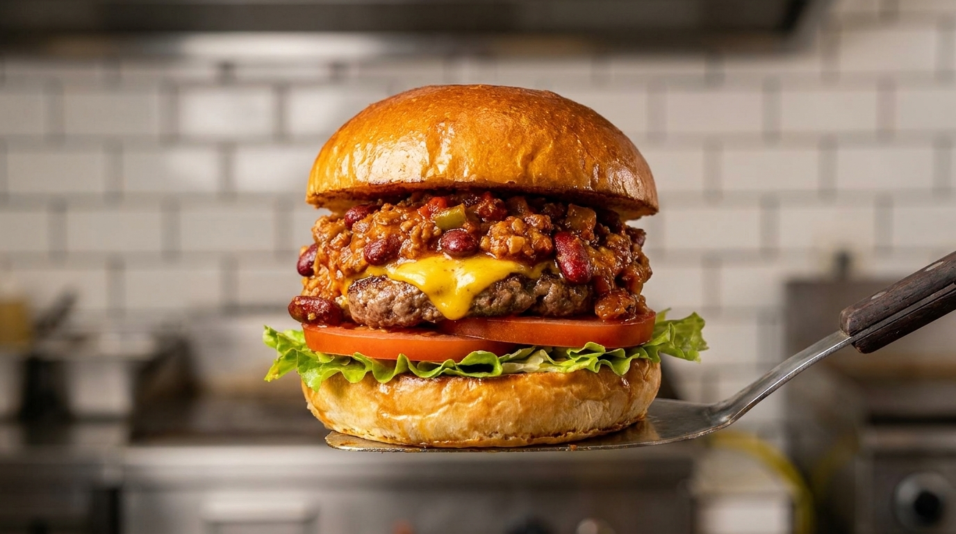 Mexikanischer Chili-Beef-Burger