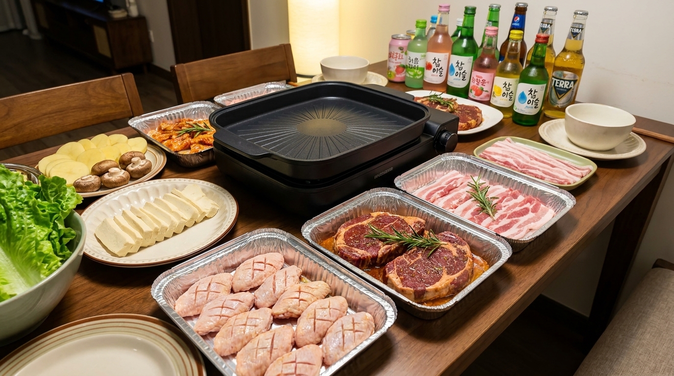 Korean BBQ Festmahl für Zuhause