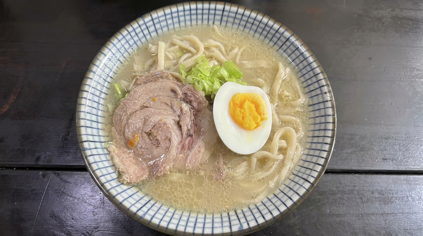 Einfaches Japanisches Tonkotsu-Ramen