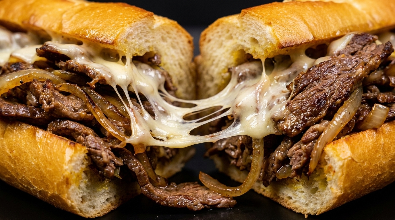 Klassisches Philly Cheesesteak