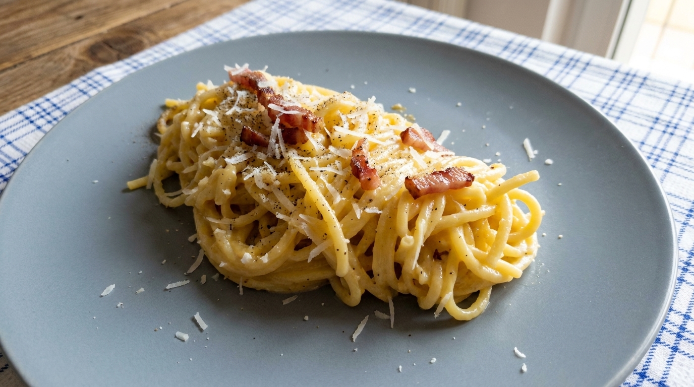 Klassische Spaghetti Carbonara