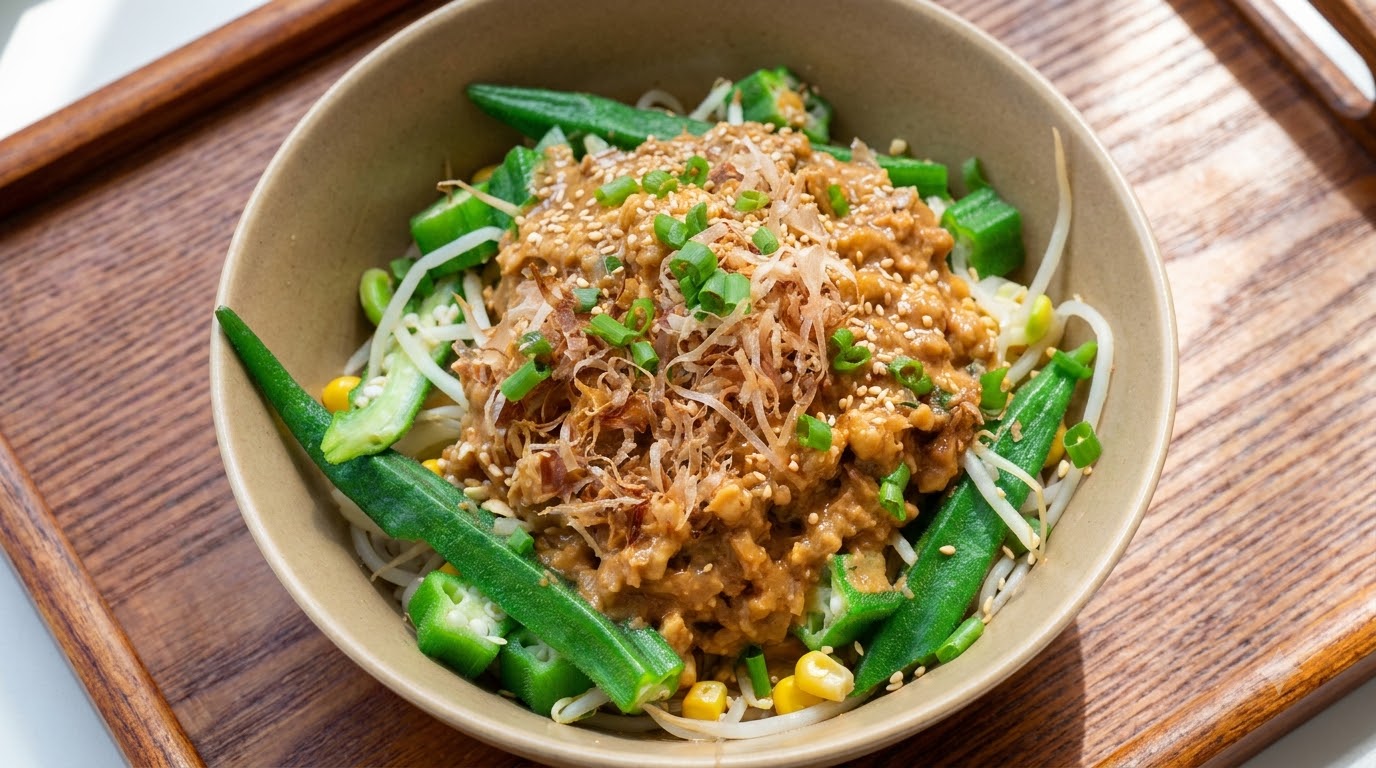 Würzige Miso-Sesam-Kalte Nudeln
