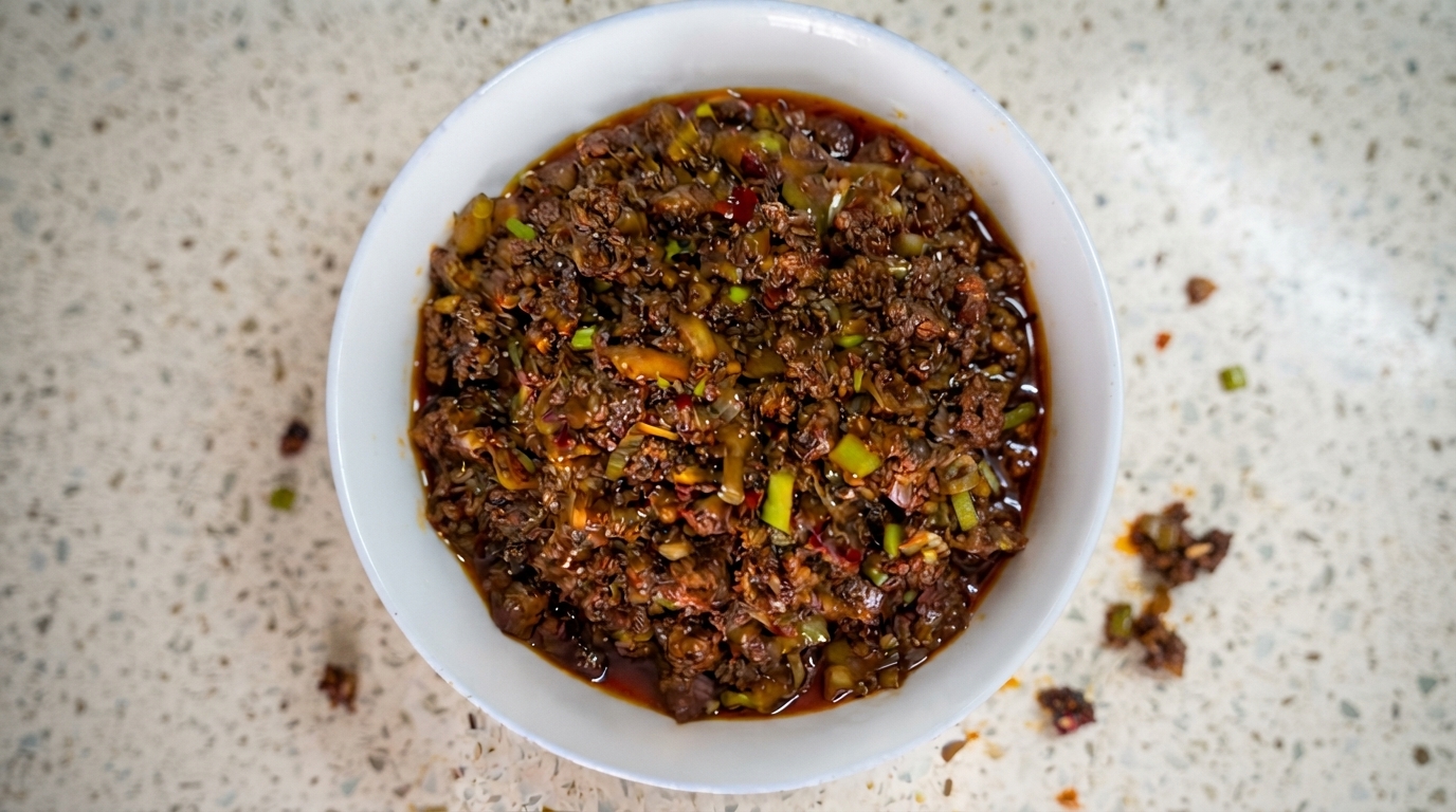 Hausgemachte vielseitige Chili-Hackfleisch-Sauce