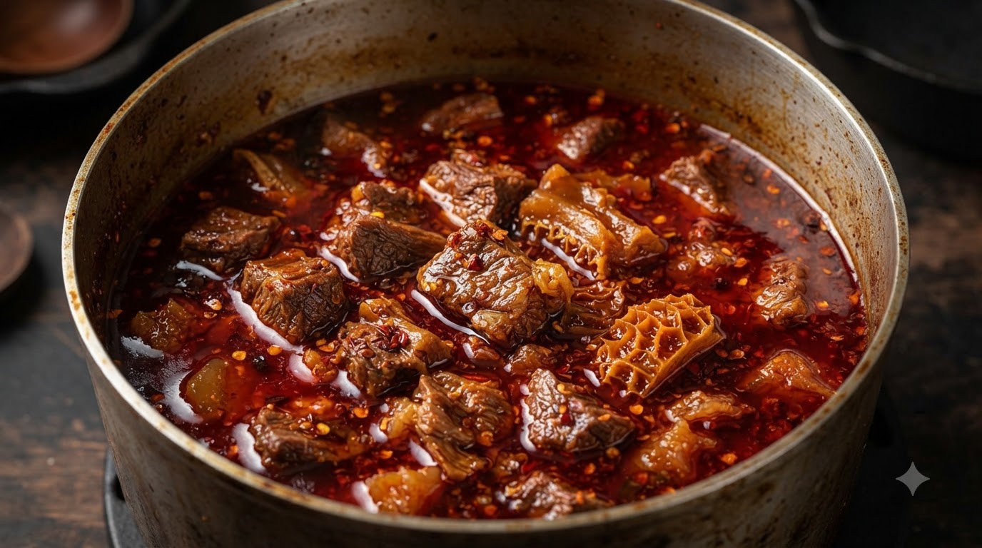 Sichuan Rotes Schmor-Rinderbrust (Hongshao Niurou)