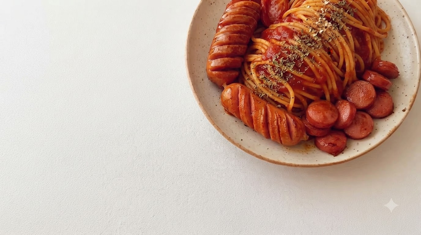 Herzhafte Tomaten-Wurst-Spaghetti