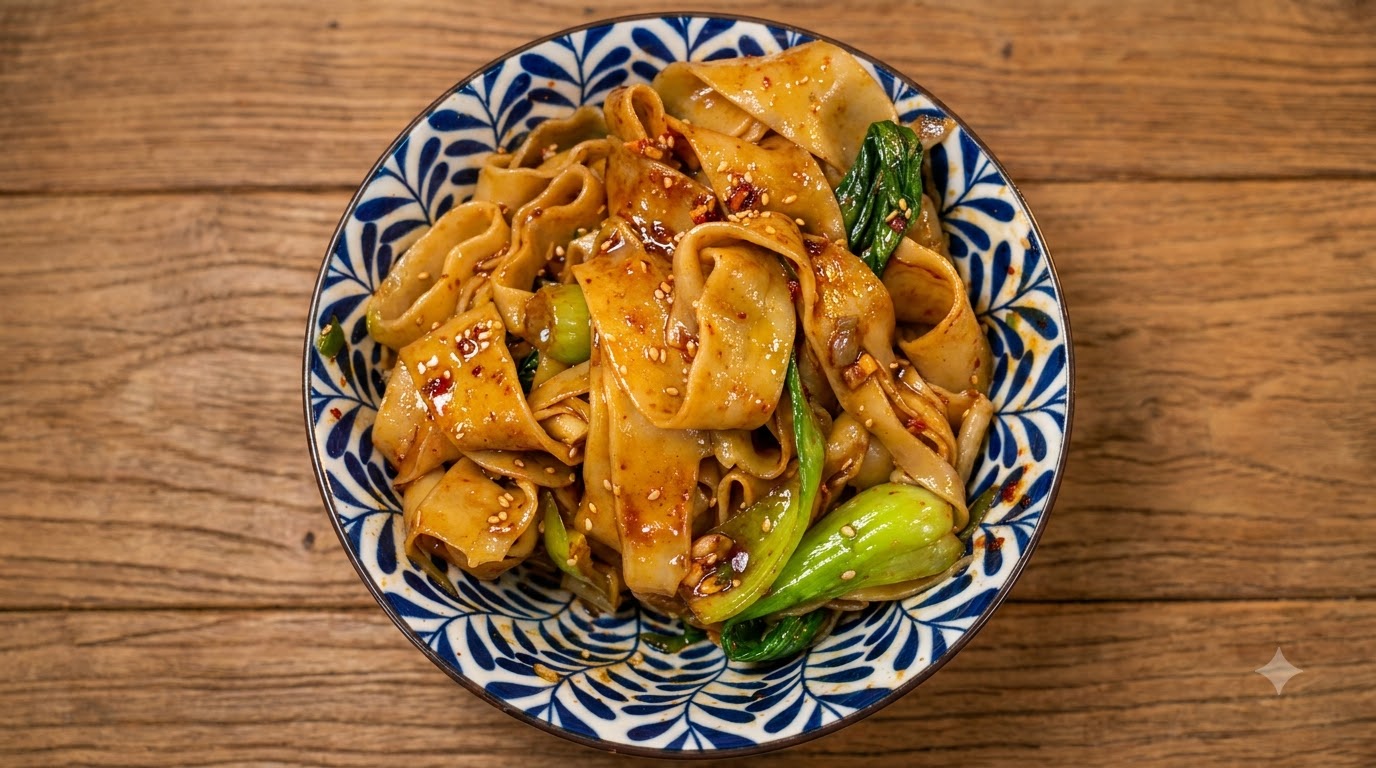 Authentische Youpo Mian (Chili-Öl-Nudeln)