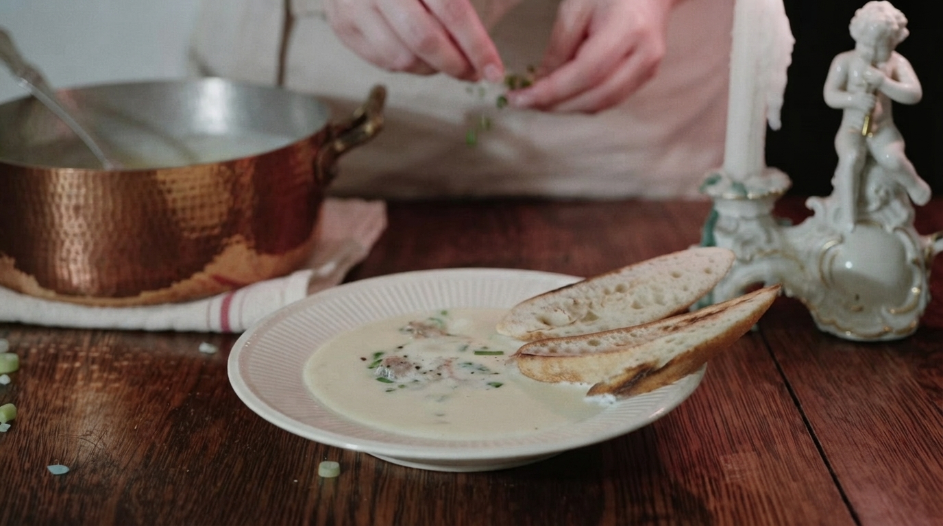 Klassische 130 Jahre alte Clam Chowder
