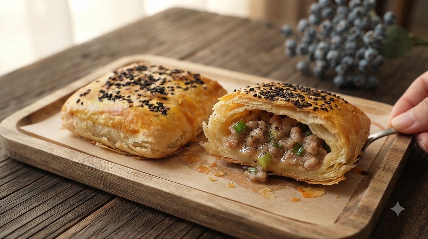 Knusprige Schweinefleisch-Pasteten aus dem Heißluftfritteuse