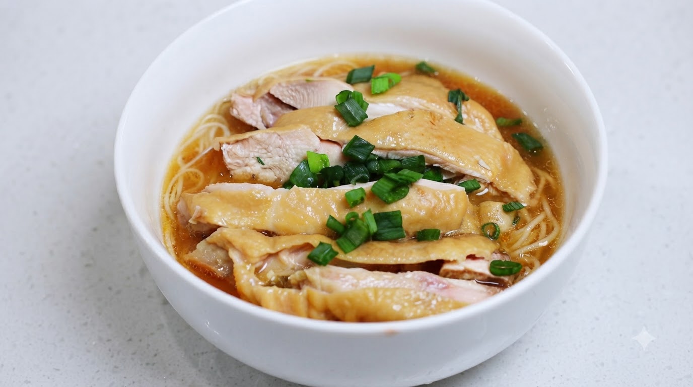 Herzhafte Hühnerbrühe-Miso-Ramen